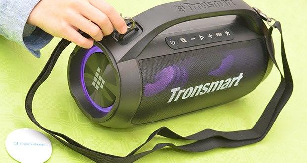 Tronsmart Bang SE Outdoor Lautsprecher im Test - mit integriertem Griff und abnehmbarem Tragegurt