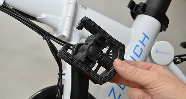 myvélo Zürich Elektro-Klapprad im Test - Pedale: Klappbar