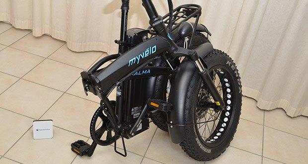 myvélo Palma Elektro-Klapprad im Test - perfekt zur Mitnahme auf Reisen geeignet