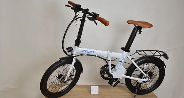 myvélo Zürich Elektro-Klapprad im Test - perfekt zur Mitnahme auf Reisen geeignet