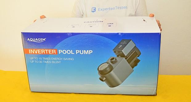 Aquagem Inverter-Poolpumpe Inverpro IP25 im Test - bis zu 15 Mal energiesparend