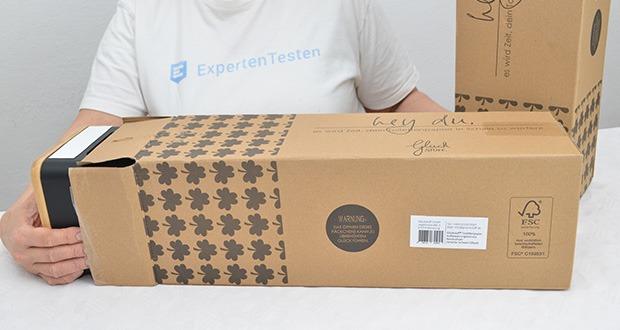 Glückstoff Toilettenpapier Aufbewahrung im Test - Produktabmessungen: 43 x 14 x 2.51 cm; Gewicht: 880 g