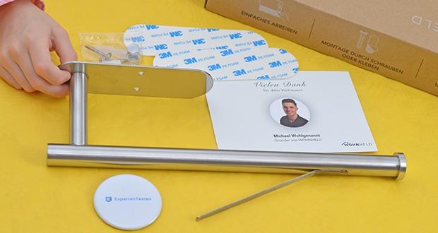 Wohnheld Küchenrollenhalter im Test - das innovative & geschützte Design
