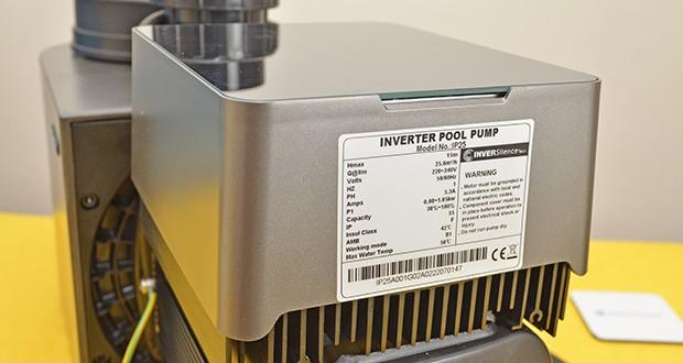 Aquagem Inverter-Poolpumpe Inverpro IP25 im Test - Qmax (m3/h): 27,5; Hmax (m): 15,0