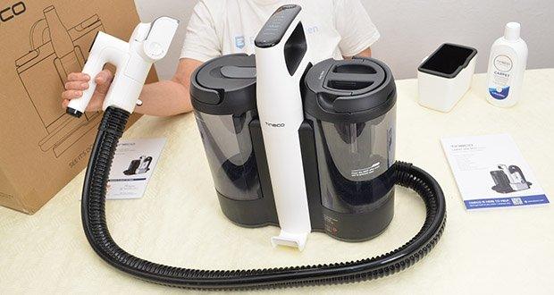 Tineco Carpet One Spot kabelloser Fleckenreiniger im Test - passt die Walzengeschwindigkeit und den Wasserfluss automatisch an die erkannte Verschmutzung an