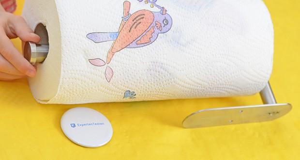 Wohnheld Küchenrollenhalter im Test - kein Nachrollen der Küchenrolle