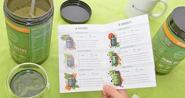 Primal Harvest Primal Greens Superfood-Pulver im Test - eine ausreichende Versorgung mit Nährstoffen ist wichtig für die Gesundheit von Haut, Haaren und Nägeln