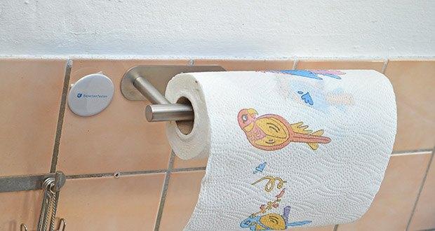 Wohnheld Küchenrollenhalter im Test - einfaches Abreißen