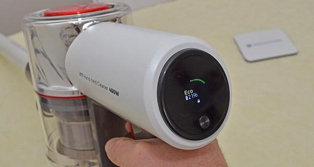 Redroad Lite Akku Staubsauger V17 im Test - 3 Saugstufen