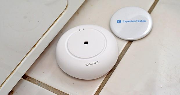 X-Sense Smart Home Wasser-Sensor-Alarm im Test - smarter Wassermelder mit Basisstation sucht das Haus laufend nach Wasserlecks ab und schützt Ihr Eigentum
