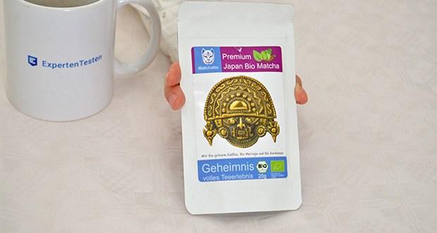 Matchatto Matcha Tee mit grünem Kaffee, Moringa & Kardamom im Test - Bio-zertifiziertes Premium Teepulver aus Japan