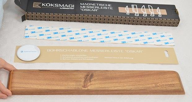 KÖKSMAGI Magnetleiste Messer OSKAR im Test - plastikfrei verpackt