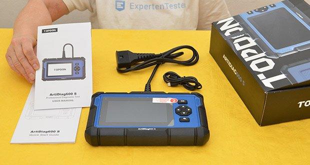 Topdon Artidiag 600S OBD2 Diagnosegerät im Test - 8 heiße Reparatur- und Wartungsfunktionen