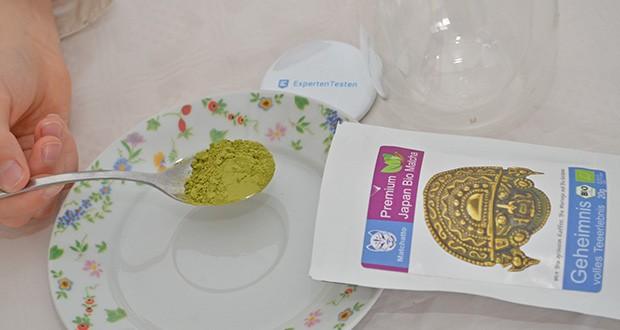 Matchatto Matcha Tee mit grünem Kaffee, Moringa & Kardamom im Test - hauseigene Bio Teemanufaktur