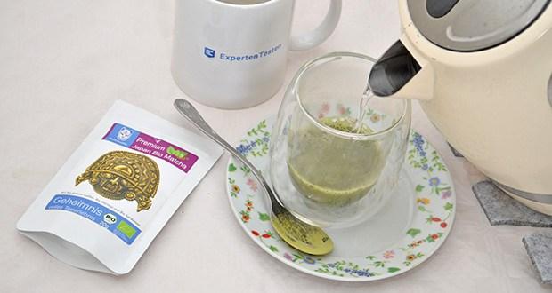 Matchatto Matcha Tee mit grünem Kaffee, Moringa & Kardamom im Test - vegan, laktosefrei & glutenfrei