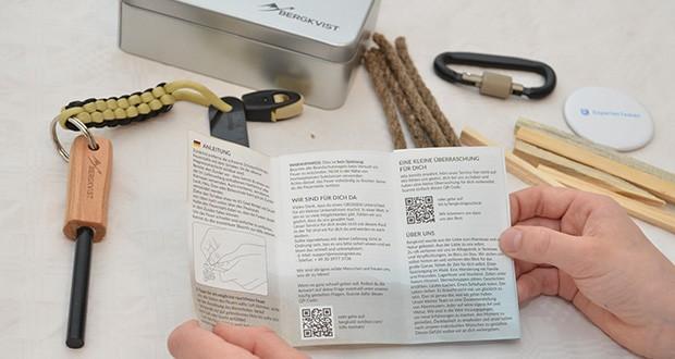 BERGKVIST Feuerstahl Survival Set GNISTA im Test - bis 10.000 Zündungen