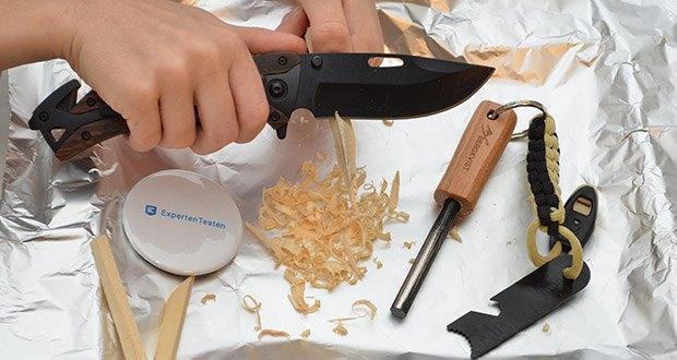 BERGKVIST Feuerstahl Survival Set GNISTA im Test - inkl. Zunder-Material