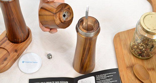 KÖKSMAGI Salz und Pfeffermühle Holz AGNETA im Test - stufenlos einstellbar