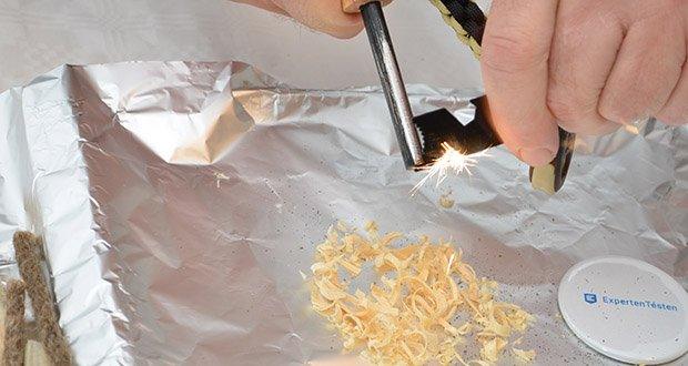 BERGKVIST Feuerstahl Survival Set GNISTA im Test - Feuer machen, ganz ohne Feuerzeug & Streichholz