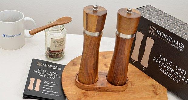 KÖKSMAGI Salz und Pfeffermühle Holz AGNETA im Test - das perfekte Geschenk