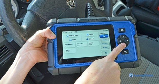 Topdon Artidiag 600S OBD2 Diagnosegerät im Test - kann eine vollständige Diagnose der 4 Hauptsysteme im Computer eines Autos für über 90 Fahrzeugmarken durchführen
