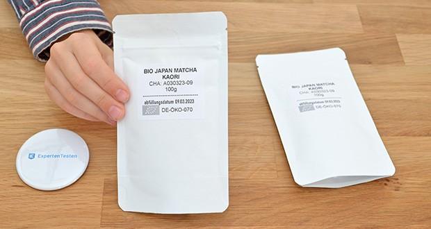 Matchatto Bio Japan Matcha Pur Tee Kaori im Test - aus der sĂĽdlichen Region Kagoshima in Japan