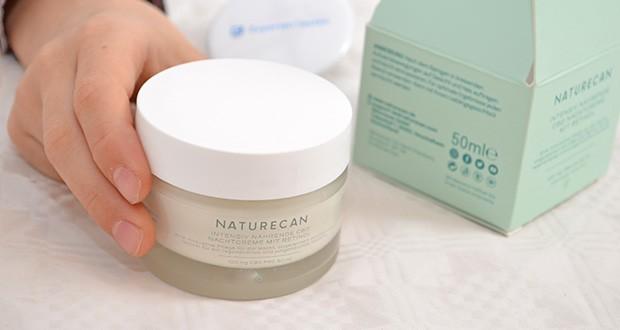 Naturecan Anti-Aging CBD Nachtcreme mit Retinol im Test - 50 ml Behälter mit 100 mg Breitspektrum CBD