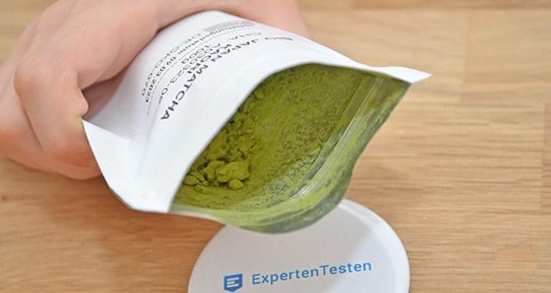 Matchatto Bio Japan Matcha Pur Tee Kaori im Test - zeichnet sich durch viele wertvolle Inhaltsstoffe aus