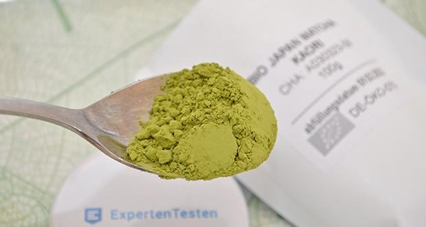 Matchatto Bio Japan Matcha Pur Tee Kaori im Test - viele Vitamine und Mineralstoffe