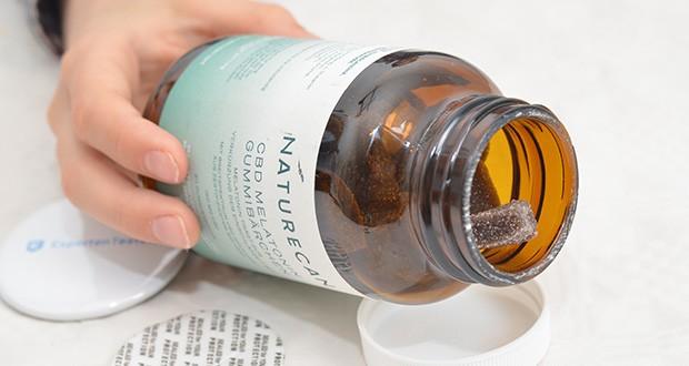 Naturecan CBD Melatonin Gummibärchen im Test - nicht nachweisbarer THC-Gehalt (0,01%)