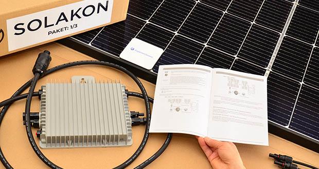 Solakon Balkonkraftwerk 600W im Test - Wechselrichter mit einer max. Ausgangsleistung von 660 Watt