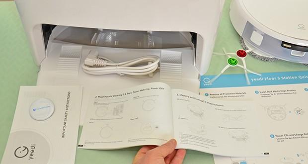 Yeedi Floor 3 Station Selbstreinigender Saugwischroboter im Test - kompatibel mit Alexa, Google Home und Siri fĂĽr die Sprachsteuerung