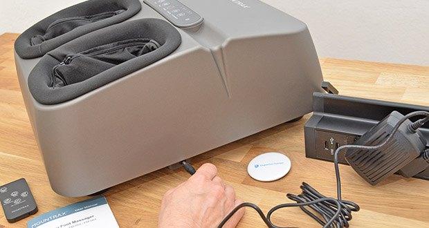 MOUNTRAX Elektrisches FuĂmassagegerät im Test - Geräuscharm während des Betriebs fĂźr mehr Komfort