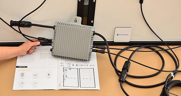 Solakon Balkonkraftwerk 600W im Test - Plug-in-Play: auspacken, verbinden & anschließen