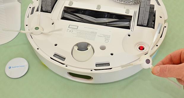 Yeedi Floor 3 Station Selbstreinigender Saugwischroboter im Test - verstärkt durch doppelte Seitenbürsten und nimmt Schmutz aus allen Ecken auf