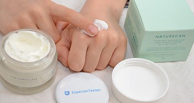 Naturecan Anti-Aging CBD Nachtcreme mit Retinol im Test - repariert und regeneriert die Haut während einer erholsamen Nachtruhe