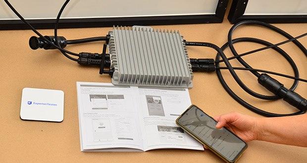 Solakon Balkonkraftwerk 600W im Test - überträgt wichtige Informationen direkt via App SOLARMANN