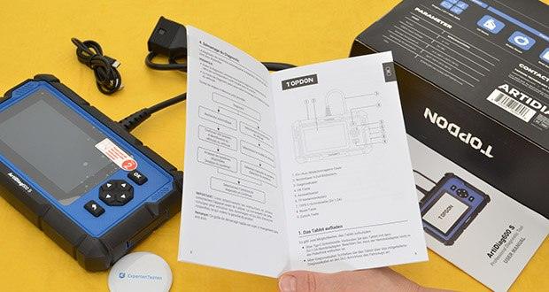 Topdon Artidiag 600S OBD2 Diagnosegerät im Test - Diagnoseberichte können geteilt und per E-Mail für die weitere Analyse und zukünftige Referenz geschickt werden