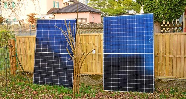 Solakon Balkonkraftwerk 600W im Test - unterschiedliche Aufstellung zur Ausnutzung des optimalen Sonnenstandes