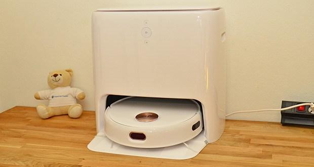 Yeedi Floor 3 Station Selbstreinigender Saugwischroboter im Test - Selbstreinigung und -Trocknung der Wischmopps mit Wärme