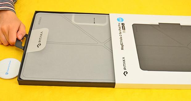 PITAKA Hülle für iPad Pro 12.9 Zoll im Test - wiegt 325 Gramm und lässt sich daher leicht im Alltag mitnehmen