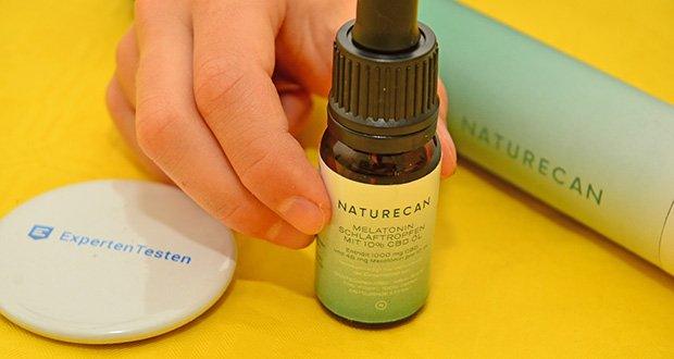 Naturecan CBD Melatonin Schlaftropfen im Test - Bio MCT Trägeröl