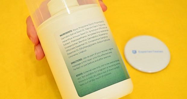 Naturecan CBD Salbe für Gelenke im Test - Inhaltsstoffe: Wasser, Propylene Glycol, Polysorbate 20, Cannabis Sativa Seed Oil, Caprylic/Capric Triglyceride, Helianthus Annuus Seed Oil, Symphytum Officinale Leaf Extract, Phenoxyethanol, Acrylate/Vinyl Isodecanoate Crosspolymer, Menthol, Cannabidiol, Rosmarinus Officinalis Essential Oil, Cinnamomum Camphora Essential Oil, Ethylhexylglycerin, Natriumhydroxid, Limonen, Linalool