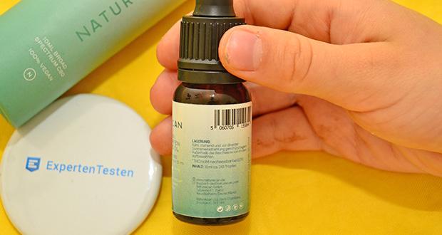 Naturecan CBD Melatonin Schlaftropfen im Test - 100% vegan, aus zertifiziertem Bio Hanf