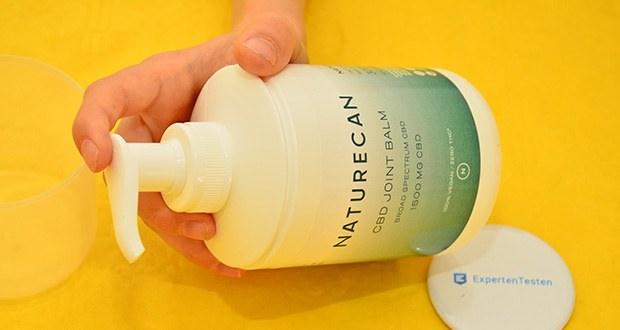 Naturecan CBD Salbe für Gelenke im Test - kombiniert natürliche Inhaltsstoffe und kühlendes Menthol