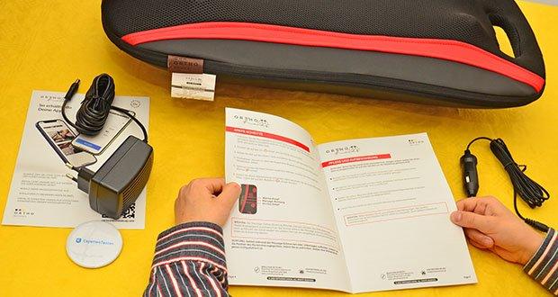 Orthohands-Rücken Massagegerät von OrthoMechanik im Test - die integrierte Infrarotfunktion sorgt für noch schnellere und tiefere Entspannung der Muskulatur