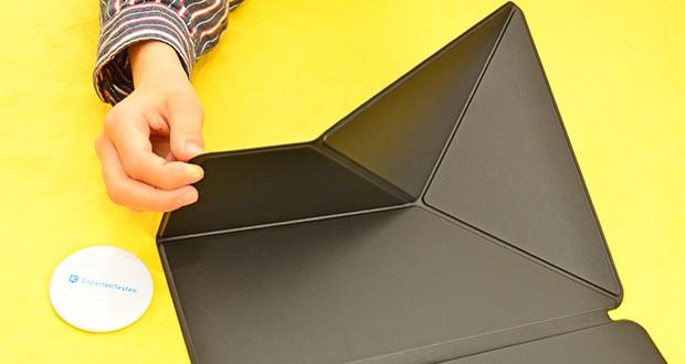 PITAKA Hülle für iPad Pro 12.9 Zoll im Test - mit der faltbaren iPad Folio können Sie ganz einfach zwischen Hoch- und Querformat wechseln