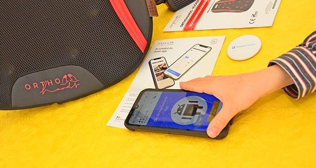 Orthohands-Rücken Massagegerät von OrthoMechanik im Test - die neue Orthomechanik-App jetzt inklusive