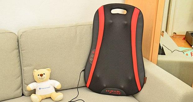 Orthohands-Rücken Massagegerät von OrthoMechanik im Test - tagsüber im Büro oder Home-Office