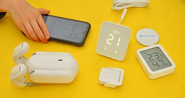 SwitchBot Hub 2 Kit im Test - verwenden Sie Hub 2 mit anderen SwitchBot-Produkten, um weitere Automatisierungsszenen zu realisieren